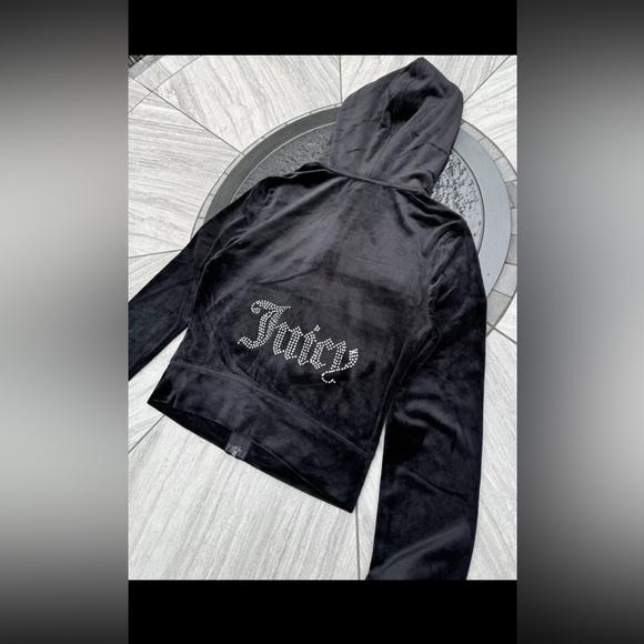 JUICY COUTURE Velour OG Bling Tracksuit Hoodie & Pant Set Size XS,S,M,L - Picture 12 of 16